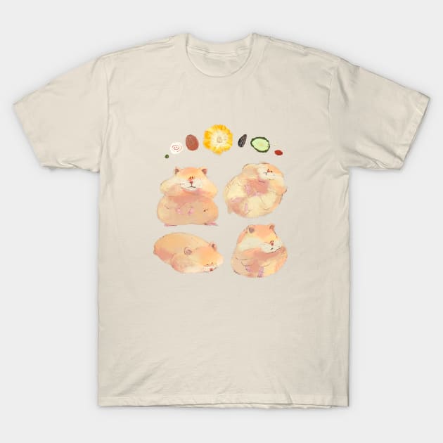 Hamster T-Shirt by xuan.oh